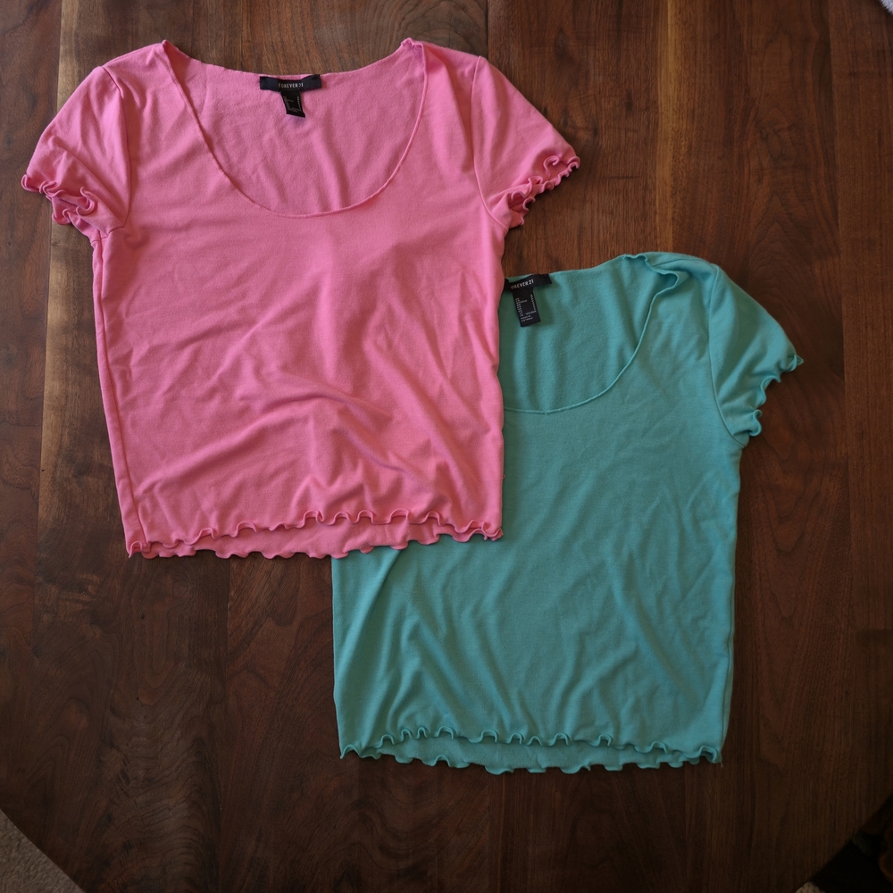 Pink and Teal Women's T-shirt Bundle